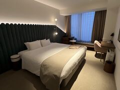 予約はシングルだったので、アップグレードしてくれたみたい。
なかなか広い部屋で、机も大きくて仕事が捗りました。