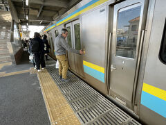 館山駅をJR内房線で出発して海浜幕張目指す

今日と明日パリーグ公式戦ロッテvs楽天を観ます