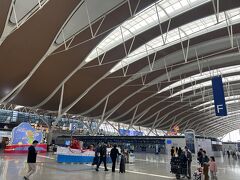 帰りはANA
チェックインして出国する途中に
