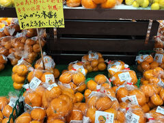 ホテルに向かう途中で寄った、「伊豆　村の駅」。
ここにも寿太郎みかん、沼津は寿太郎みかんの聖地ね。

安くなってる、みしまコロッケを食べてみる？