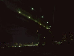 最後の橋・レインボーブリッジの下を通ります