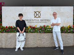 2泊お世話になるホテル
オリエンタルホテル沖縄リゾート＆スパに着きました