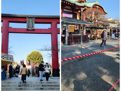 13:15
亀戸天神社到着
乗り換えなしって楽だ～( ´艸｀)