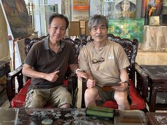 学生時代のバイト仲間が近くに滞在していると聞き、急遽会うことになりました。
なんと44年ぶり。
１つ年上ですが、まだまだご活躍のようで、羨ましいです。前月に仕事を辞めて現在求職中の私には目標になります。