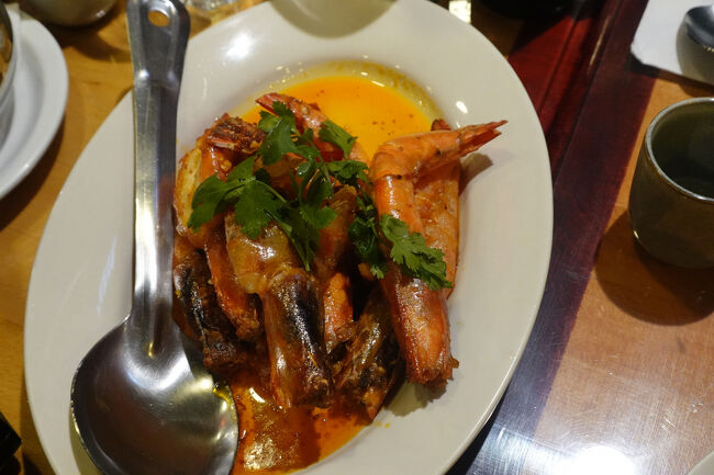 海老の蒸し焼き