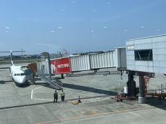 定刻通り松山空港到着