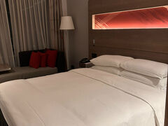 ノボテルからハイアット リージェンシーに変わったエアポートホテル。

レセプションのスタッフさんは12月に
ノボテルとしてチェックインした時と同じ方。
案内されたのはやはり別棟。
