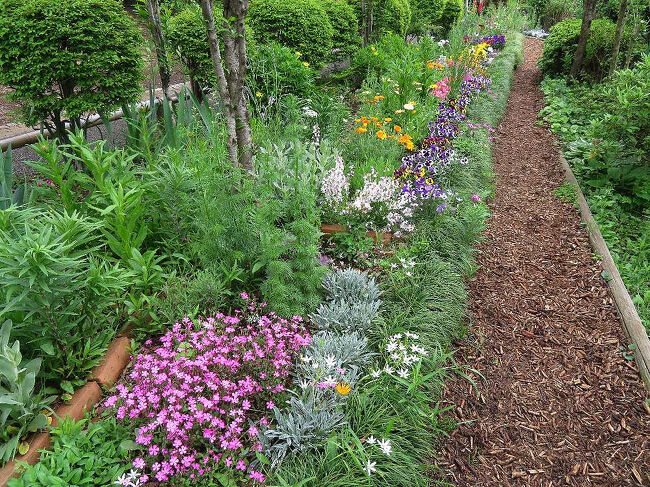 歩いてきた方向を振り返って。