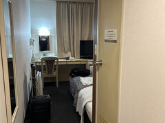 イベント初日も無事終了してホテルにチェックイン。