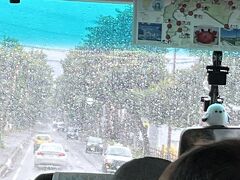 　予定にはなかったけれど、ドライバーさんが気を利かせて通ってくれた、日本の道100選の松林。函館市桔梗町から七飯町字峠下迄の「赤松街道」。