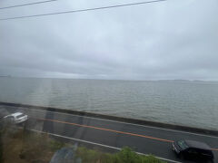 しじみで有名な宍道湖
島根県に突入しました