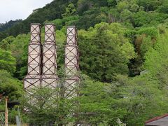 ゴルフ場の麓にある、韮山反射炉を眺めながら…