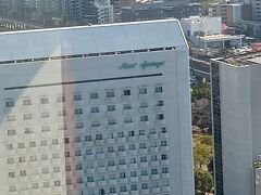 海浜幕張のホテルが見えます。