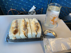 名古屋07:46発のぞみ２８３号新大阪行

今回の旅の新幹線朝飯はカツサンド