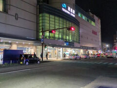 徳島駅到着は20時近くになりました