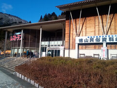 道の駅内のレストランへ