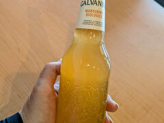 ランチを何処で食べるか？
①美しの森駐車場の売店(ピクニックバス乗車前)
②ジャージーハット(ピクニックバス途中下車)
③清里駅前(ピクニックバス下車後)

後続のバス便を考えつつ、周遊券を活かして②
再びジャージーハットへ。

これはオレンジソーダ(微炭酸)です。
果肉入りで、ソーダなのに振らないと沈むという笑えるシチュエーションでした。でも美味しかったです(#^.^#)v