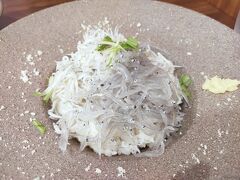 お昼はしらす研究所へ。
生しらす、今まで食べた中で1番おいしかった。
臭みがないのはもちろん、苦味もなくて食べやすかったです。