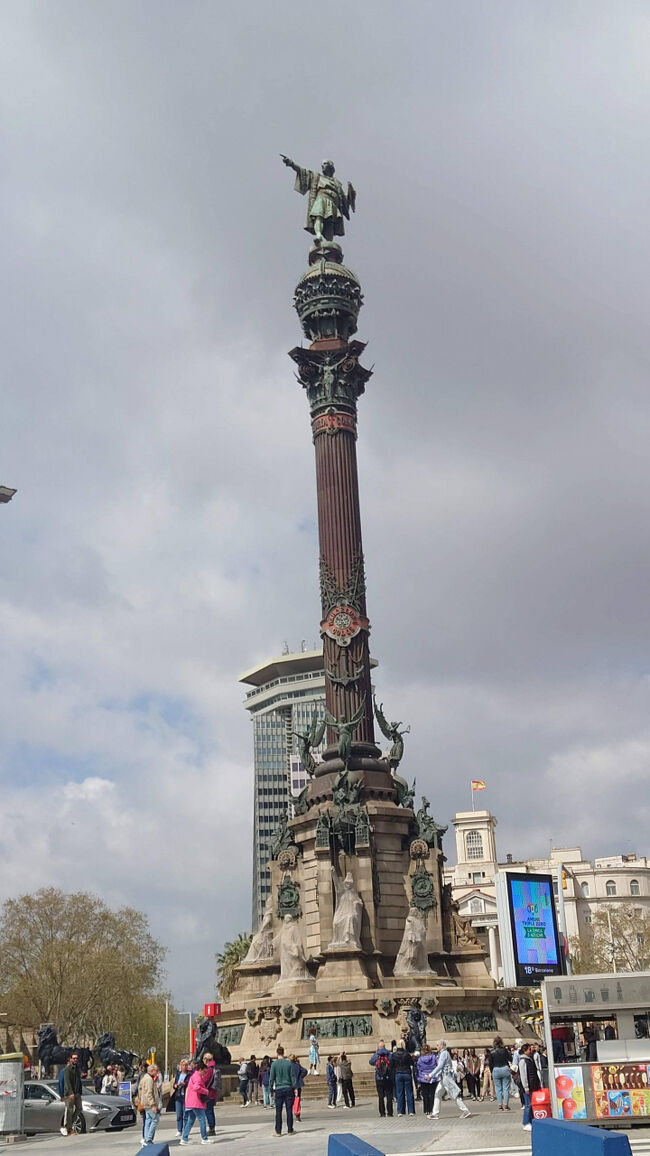 コロンブスも見ました。