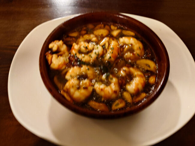 海老アヒージョ、