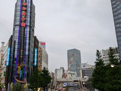 青梅街道からの新宿駅