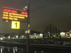 リガのバスターミナル
概ね1時間前には来ることにしている。