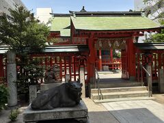 美味しいランチの後は観光、まずは水鏡天満宮をお参りして御朱印をいただきます