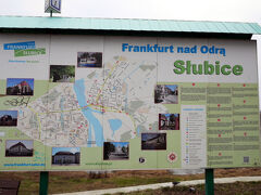 フランクフルト アム オーデルとスウビツェの観光地図