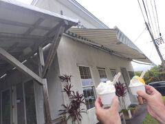 ツアーの後はハートロックへ
手前のラフォンテでジェラートをいただく