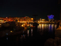 今回は全然立ち寄らなかったメディテレーニアンハーバーの夜景も綺麗☆彡

閉園まではいず、少し早めに帰宅。東京ディズニーシーステーション駅でリゾートラインを待っている時、ちょうど花火が上がってました。

2025年4月からはダッフィー＆フレンズ20周年イベント中なので、今年度中には必ずまたシーに行きたいと思っています。予定は未定ですが～

最後までお読みいただきありがとうございました～！