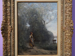 ジャン=バティスト=カミーユ・コロー「森のなかの少女」1865-70年 ポーラ美術館