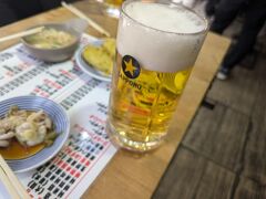 生ビールで乾杯