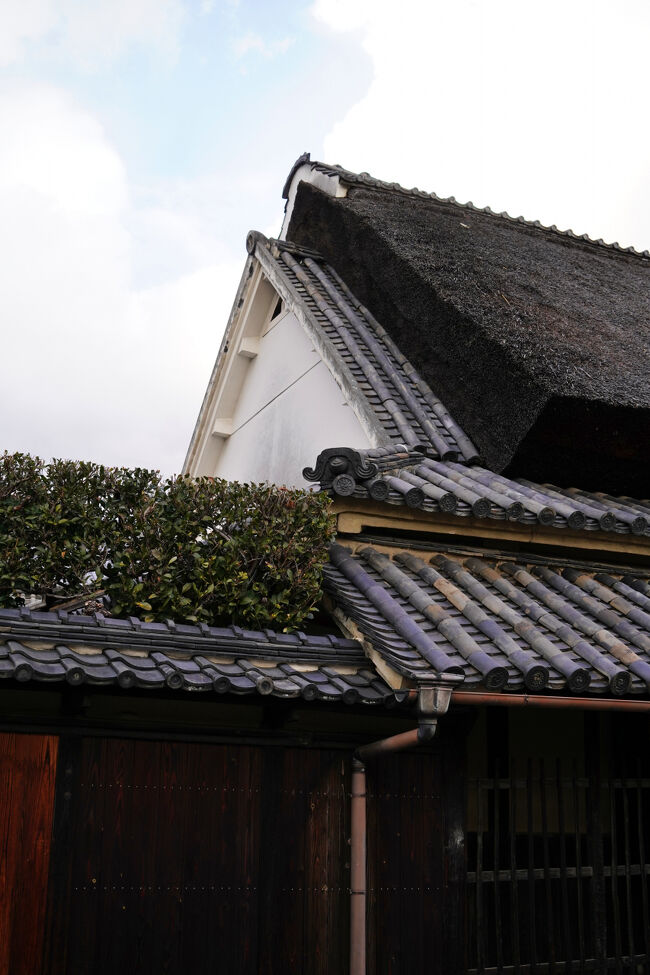 でも、こんな見事な大和棟造りの町家が、近鉄八尾駅前のこんな場所によくもまあ残っているものだと感動してしまいました。