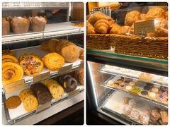 明日のツアーのランチをココで買う予定にしていました。　ツアーをランチ付きにすることも出来たのですが、そうすると値段は高いのに全然美味しくなさそうなパサパサのサンドイッチ(ハンバーガー?)と軽食が付いてくるだけのようだったので、ランチは持参する予定で申し込まなかったのです。

ハンバーガーのファーグバーガーは大人気ですが、パン屋さんの方は残念ながらそこまでめっちゃ美味しそうには見えないな…。　取りあえず、当たりはずれの無さそうなクロワッサンなどを買いました。