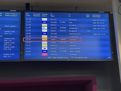 空港に到着。

フランクフルト行きは今のところ問題なさそう。