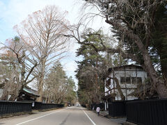 武家屋敷通りも人が少ない