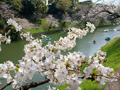 皇居の北西側にあるお堀ですが、いいですね！ですが通路は人の山