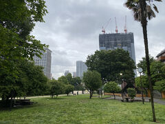 伊皿子坂から聖坂に右折した先にある三田台公園。