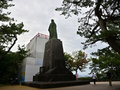 坂本龍馬像が見えました。