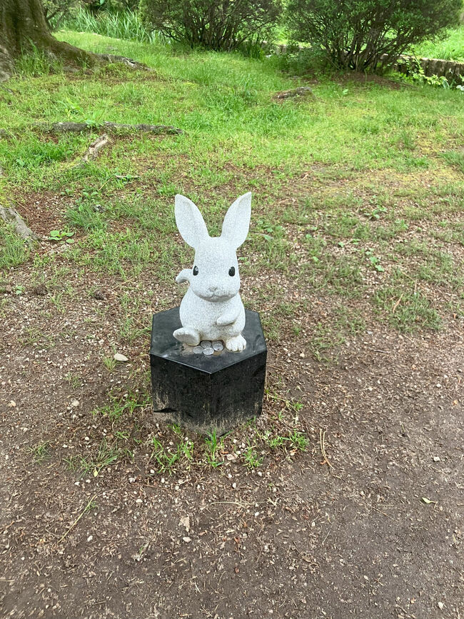 【5日目13時】<br />さて、一路、瀬戸大橋を通り香川県の宇多津へレンタカーを走らせます。<br />（写真は出雲大社の走るうさぎ）