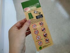 12時、ちょっと早めに桃園空港到着。

飛行機で隣の席だった外国人の方が、頭上のラックから荷物降ろしてくれた。優しい！

いつも貰う検疫カードを飛行機出た直後に受け取る。これ持っていかないと後で行列に並ぶことになります。