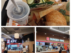 5/8（木）
ミュンヘンの出発が遅れたのでマルタへの到着も遅れ、荷物が出てくるのにも時間がかかりました。急いで空港地下のフードコートへ。

ツレはケンタッキーの注文がマシンでうまくできなくて他の所を見に行ったので、私はさっさとバーガーキングで注文して番号が出るまで席で待ちました。結局ツレはケンタッキーしか食べたいものが無くて、直接店員さんに注文して買ってきました。14:40やっとランチ。
