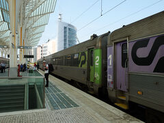 首都リスボンのオリエンテ(Lisbon Oriente)駅に到着。