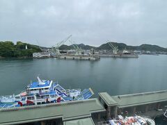2日目朝。
部屋からの尾道水道。
