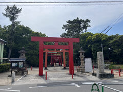 ３社目は、四日市市の海山道神社です。近鉄海山道駅を降りると目の前が海山道神社でした。
