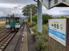 高徳線で香川県最後（最初）の駅の讃岐相生駅で下車しました。
この駅は香川県で一番東にある駅です。