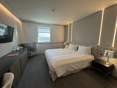 今日の宿泊は空港内にある徒歩1分の好立地のソフィテル
Sofitel Athens Airport　
Superior Room, 1 Queen Bed / Non-refundable / Total 464,35EUR 
ええ？1泊76000円ですかー！しかも返金不可のレートで！
本来なら早朝発だったので朝食を付けてません。
チェックイン時に今なら朝食16ユーロ（2600円）と言われ1泊朝食付き81000円・笑
内装はまぁまぁいい感じです。
