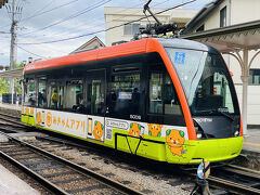 「みきゃん」の路面電車