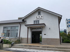 終点の松亭(ソンジョン)駅で下車　ここまで約30分ほどです