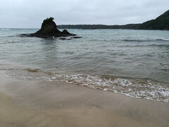 途中海水浴場へ寄り道